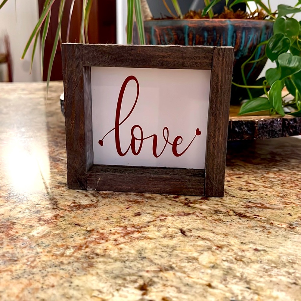 Farmhouse Frame Style “Love” picture